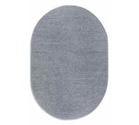 Wool Rug Francois Grey - 160X130 cm oval