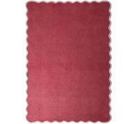 Origins Scalloped Elsie Coral/Lilac in Coral | Size: 200 cm x 290 cm Origins Coral 200 cm x 290 cm