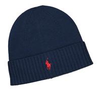 Wool Signature Pony Beanie Dark Blue