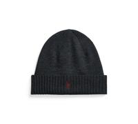 Wool Signature Pony Beanie Dark Grey