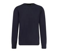 Wool- Silk and Cashmere Jumper - male - Boss - Round-neck Knitwear - Blue - M - Knitwear M