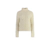Wool Sweatshirt in Modern Style - female - Bottega Veneta - Turtlenecks - Beige - S - Knitwear S