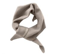 Wool Triangle Scarf, Knitted Triangular Scarf Women Headscarf Knitted Scarfs Multi-Functional Warm Knit Scarfs,Y2k Head Scarf Downtown Girl Aesthetic Accessories, Streetwear Triangle Shawlwl (Beige)