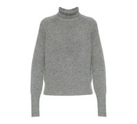 Wool turtleneck with embroidered logo - female - Victoria Beckham - Turtlenecks - Gray - XS - Knitwear XS