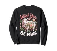 Wool You Be Mine Sheep Lamb Farm Sweatshirt