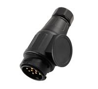 Woola Trailer Electrical Connector,13 Pin Trailer Plug,13 Pin Caravan Plug for 12V Trailer Tow Bar Wiring Connector