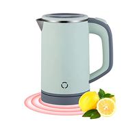 Woolala 0.8L Small Electric Kettle, 600W Fast Boil Stainless Steel Portable Travel Kettle for Boiling Water Double-wall Tea Kettle, Auto-off Dry Protection