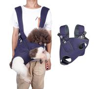 Woolala Adjustable Shoulder Carrier for Small & Medium-sized Pets, Legs-out | Easy-Fit Pet out Backpack for Cat & Dog, Cotton Travel Bag with Breathable Mesh for Traveling, Hiking, Hospital
