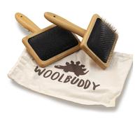 Woolbuddy Large Hand Carders - 2 Piece Set for Wool, Needle Felting, Dog Grooming & Weaving