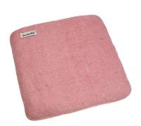 Woolbuddy Large Pink Needle Felting Pad, Handmade Zero Waste Woolen Mat, Dense Regular Felting Base