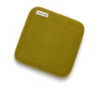 Woolbuddy Needle Felting Mat 10 x 10 x 1.5 Inch (Olive), Pure Wool Felt Pad