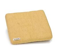 Woolbuddy Needle Felting Pad Large, Handmade Zero Waste Woolen Needle Felting Mat, Dense Regular Needle Felting Base, Needle Felting Supplies (Yellow)