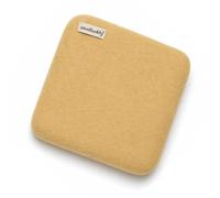Woolbuddy Wool Felting Pad 10 x 10 x 1.5 Inch (Yellow), Durable Needle Felting Mat, Needle Felting Foam Pads Alternative