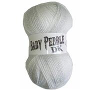 Woolcraft 100g BALL of BABY PEBBLE DOUBLE KNITTING Acrylic YARN, Dove