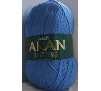 Woolcraft Aran 400g Premium Acrylic Yarn (Saxe Blue 476)