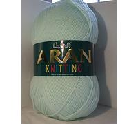 Woolcraft Aran Knitting Yarn 400g 100% Acrylic 460 Mint