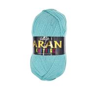 WoolCraft Aran with Wool 400g Knitting & Crochet Yarn, Great Value Acrylic with 25% Wool Yarn, Choose from 43 Shades, 800 Metres, 400g Balls, Single Ball, Mallard