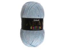 WoolCraft Aran with Wool 400g Knitting & Crochet Yarn, Great Value Acrylic with 25% Wool Yarn, Choose from 43 Shades, 800 Metres, 400g Balls, Single Ball, Fisher