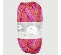 WoolCraft Baby Lux DK Knitting & Crochet Yarn, Great Value Yarn Available in Solid Colours and Prints, 60% Bamboo & 40% Polyamide, 250 Metres, 100g Balls, Single Ball, Rojo Bilabo