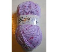 Woolcraft Baby Print Sparkle 100g 1658 Lilac