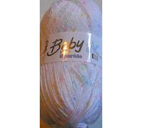 Woolcraft Baby Print Sparkle 100g 634 Dolly Mixture