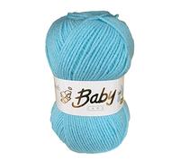 Woolcraft Babycare Baby Wool/Yarn 100g Balls, DK Double Knit (Aqua)