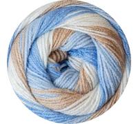 Woolcraft Carousel DK Cake Yarn 200g - Self-Striping Knitting Yarn (Alpine Slide 004)