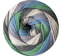 Woolcraft Carousel DK Cake Yarn 200g - Self-Striping Knitting Yarn (Dragonfly 007)
