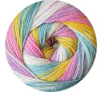 Woolcraft Carousel DK Cake Yarn 200g - Self-Striping Knitting Yarn (Rollercoaster 001)