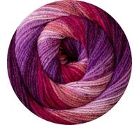 Woolcraft Carousel DK Cake Yarn 200g - Self-Striping Knitting Yarn (Star Flyer 006)