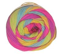 WoolCraft Carousel DK Knitting & Crochet Yarn, Great Value Premium Acrylic Yarn Available in 6 Variegated Shades, 100% Acrylic, 600 Metres, 200g Balls, Single Ball, Fun House
