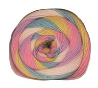 WoolCraft Carousel DK Knitting & Crochet Yarn, Great Value Premium Acrylic Yarn Available in 6 Variegated Shades, 100% Acrylic, 600 Metres, 200g Balls, Pack of 5, Rollercoaster