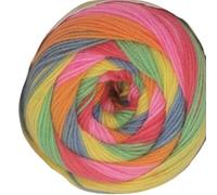 WoolCraft Carousel DK Knitting & Crochet Yarn, Great Value Premium Acrylic Yarn Available in 6 Variegated Shades, 100% Acrylic, 600 Metres, 200g Balls, Single Ball, Mad House