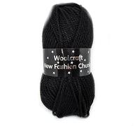 Woolcraft Chunky Wool/Yarn 100g (Black 107)