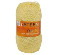 WoolCraft Esteem DK Knitting & Crochet Yarn, Great Value Recycled Yarn Available in Bright, Vibrant Colours, Soft and Smooth Yarm, 280 Metres, 100g Balls, Pack of 10, Sunshine Twist
