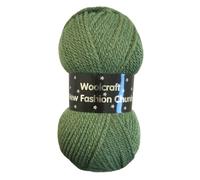 WoolCraft Fashion Chunky Knitting & Crochet Yarn, Great Value Yarn with 27 Colour Combinations in The Range, 100% Acrylic, 150 Metres, 100g Balls, Pack of 5, Woodland