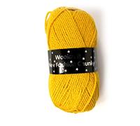 Woolcraft New Fashoin - Chunky Knitting Yarn/Wool - 100g Double Knit Ball -27 Shades (Mustard - 140)