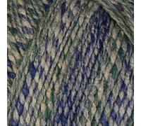 WoolCraft Pebble Chunky Knitting & Crochet Yarn, Great Value Yarn with 36 Colour Combinations in The Range, 100% Acrylic, 320 Metres, 200g Balls, Single Ball, Verde