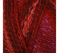 WoolCraft Pebble Chunky Knitting & Crochet Yarn, Great Value Yarn with 36 Colour Combinations in The Range, 100% Acrylic, 320 Metres, 200g Balls, Pack of 5, Red