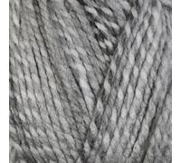 WoolCraft Pebble Chunky Knitting & Crochet Yarn, Great Value Yarn with 36 Colour Combinations in The Range, 100% Acrylic, 320 Metres, 200g Balls, Pack of 3, Grey