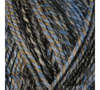 WoolCraft Pebble Chunky Knitting & Crochet Yarn, Great Value Yarn with 36 Colour Combinations in The Range, 100% Acrylic, 320 Metres, 200g Balls, Single Ball, Blue