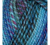 WoolCraft Pebble Chunky Knitting & Crochet Yarn, Great Value Yarn with 36 Colour Combinations in The Range, 100% Acrylic, 320 Metres, 200g Balls, Pack of 10, Mirage