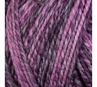 WoolCraft Pebble Chunky Knitting & Crochet Yarn, Great Value Yarn with 36 Colour Combinations in The Range, 100% Acrylic, 320 Metres, 200g Balls, Single Ball, Pink