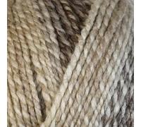 WoolCraft Pebble Chunky Knitting & Crochet Yarn, Great Value Yarn with 36 Colour Combinations in The Range, 100% Acrylic, 320 Metres, 200g Balls, Pack of 5, White