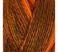 WoolCraft Pebble Chunky Knitting & Crochet Yarn, Great Value Yarn with 36 Colour Combinations in The Range, 100% Acrylic, 320 Metres, 200g Balls, Single Ball, Bonfire