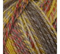 WoolCraft Pebble Chunky Knitting & Crochet Yarn, Great Value Yarn with 36 Colour Combinations in The Range, 100% Acrylic, 320 Metres, 200g Balls, Single Ball, Wild
