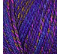 WoolCraft Pebble Chunky Knitting & Crochet Yarn, Great Value Yarn with 36 Colour Combinations in The Range, 100% Acrylic, 320 Metres, 200g Balls, Single Ball, Regal