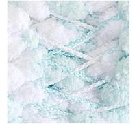 WoolCraft Pom Pom Knitting & Crochet Yarn, Popular Super Soft Baby Yarn Available in a Selection of Prints and Pastel Shades, 100% Polyester, 100 Metres, 200g Balls, Pack of 5, Mint