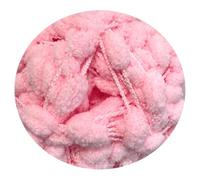 WoolCraft Pom Pom Knitting & Crochet Yarn, Popular Super Soft Baby Yarn Available in a Selection of Prints and Pastel Shades, 100% Polyester, 100 Metres, 200g Balls, Pack of 3, Pink