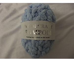 Woolcraft POMPOM Super Soft Baby Double Knitting Wool/Yarn 200g - 02 Baby Blue